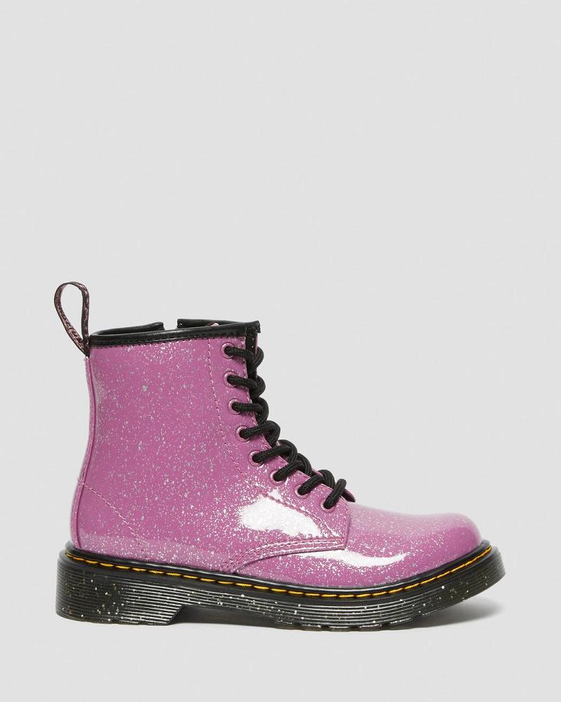 Dr Martens Junior 1460 Glitter Veterlaarzen Kinderen Roze | NL 145BEX